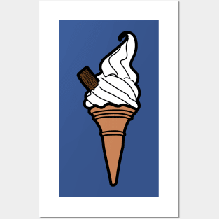 Ice cream cone Posters and Art